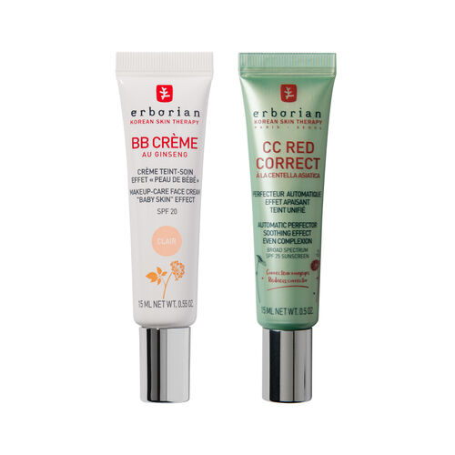 view 1/10 of CC Red Correct and BB Cream Clair Duo  | Erborian